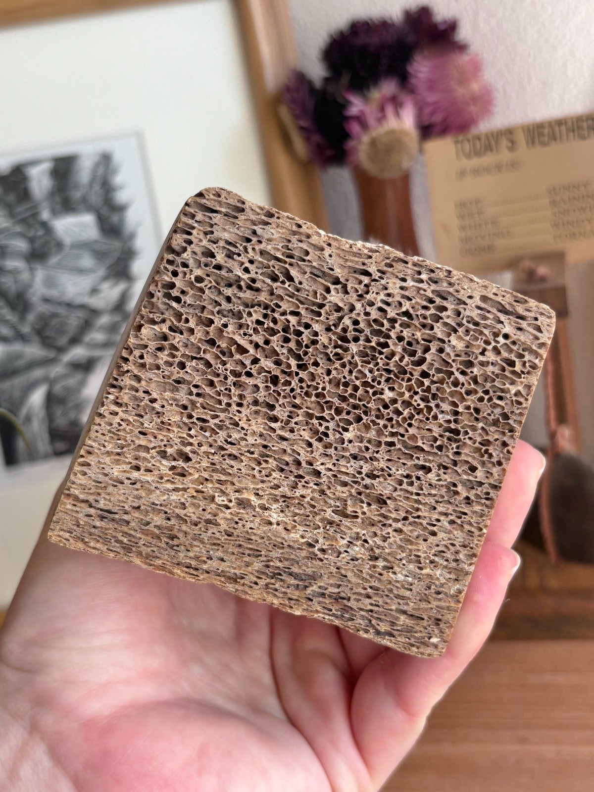 Vukson Signed Handmade Moose Antler?, Fur + Stone Inuit Eskimo Eagle Sculpture