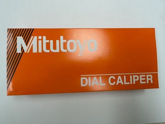 6" .001" GRAD. BLUE FACE DIAL CALIPER W/CASE MITUOTYO - 505-742-51J JAPAN NEW