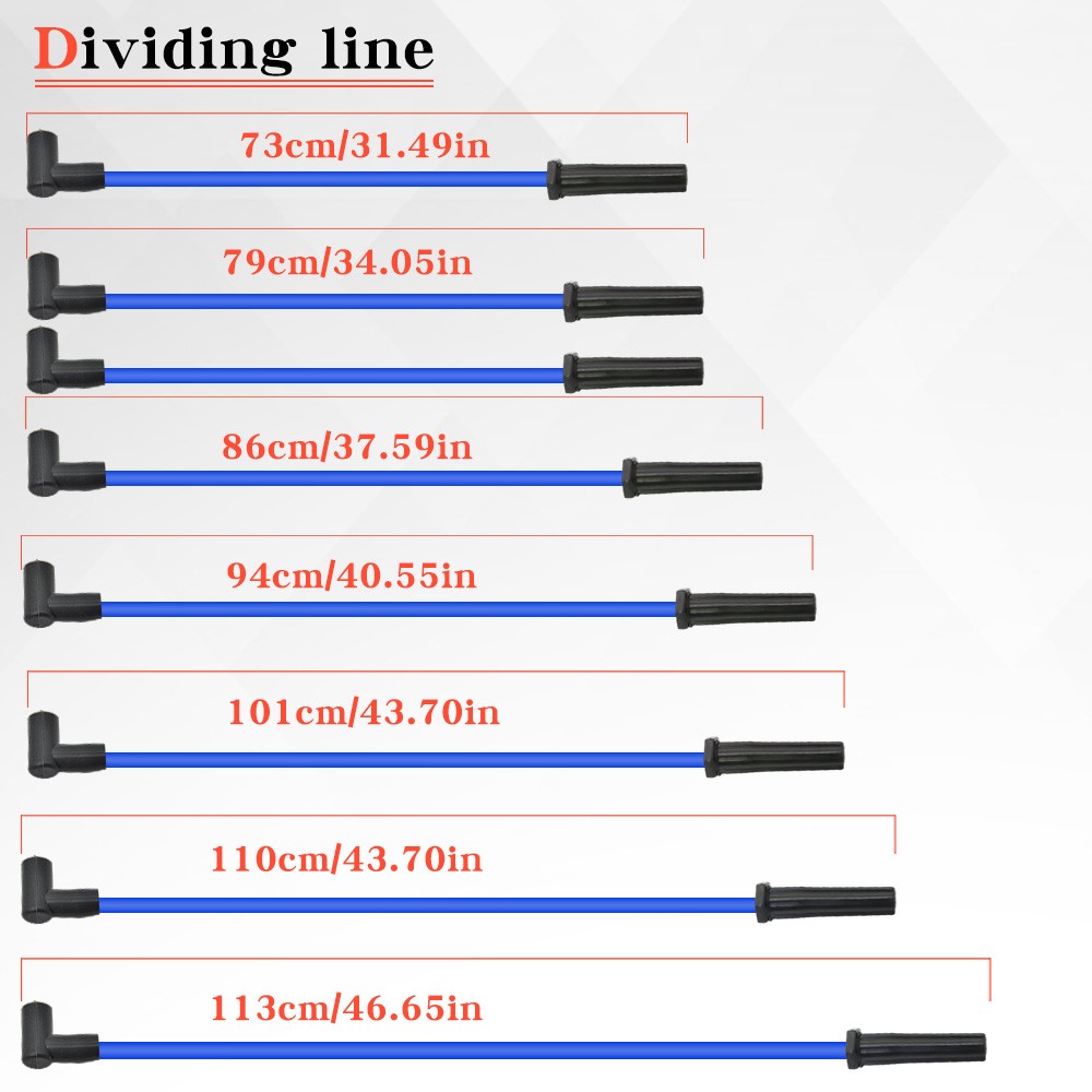 For PONTIAC 326 350 389 400 455 HEI DISTRIBUTOR + 8.5mm SPARK PLUG WIRES USA