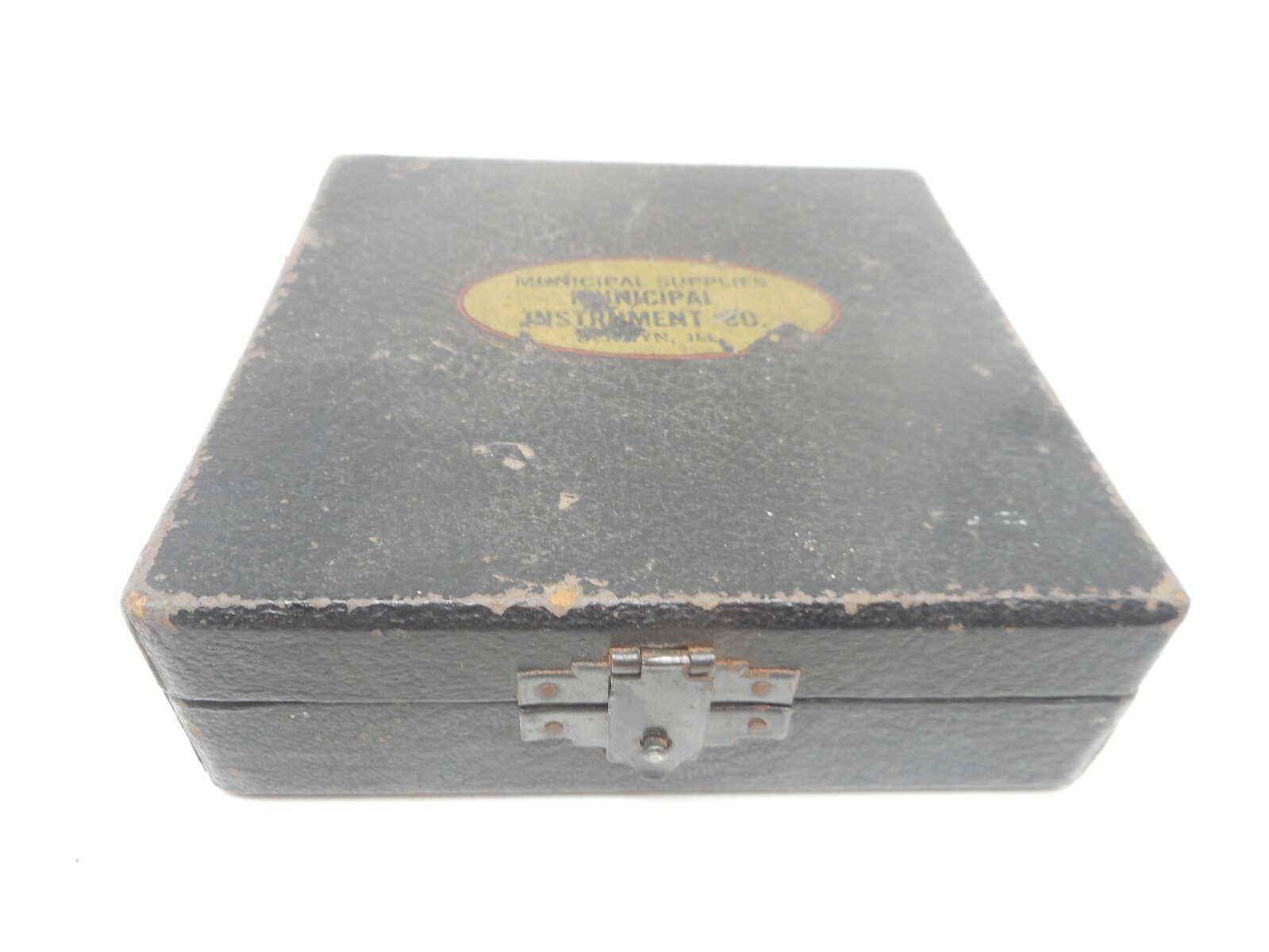 Vintage MUNICIPAL INSTRUMENT CO Dipping Needle Circle Mining Compass in Case