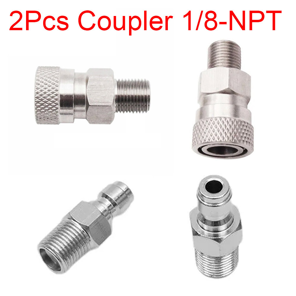1 * Set Quick Disconnect 8mm 1/8 Npt Thread Durability Male And Female