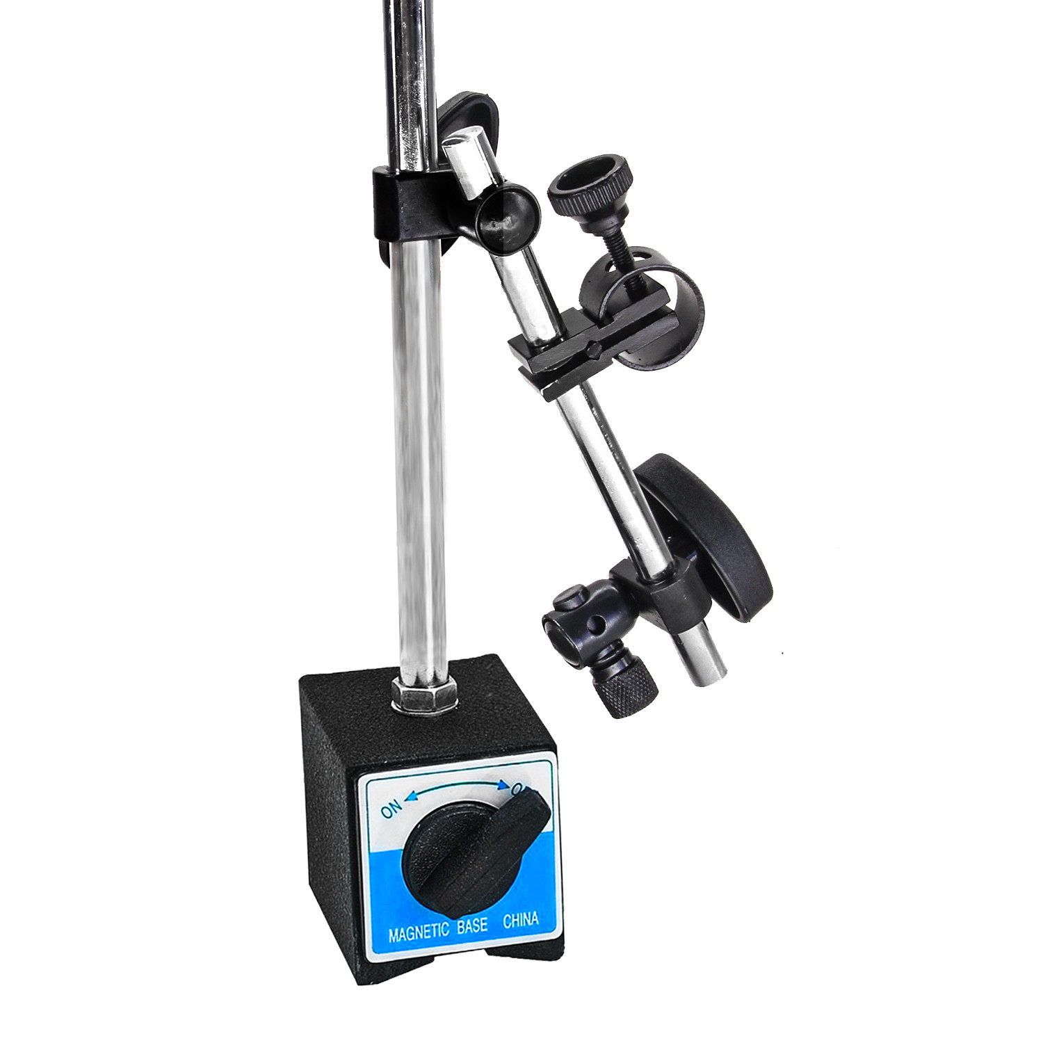 HFS Magnetic Base Stand 135lbs/60kg Max Pull Clamping Hole Diameter 3/8"