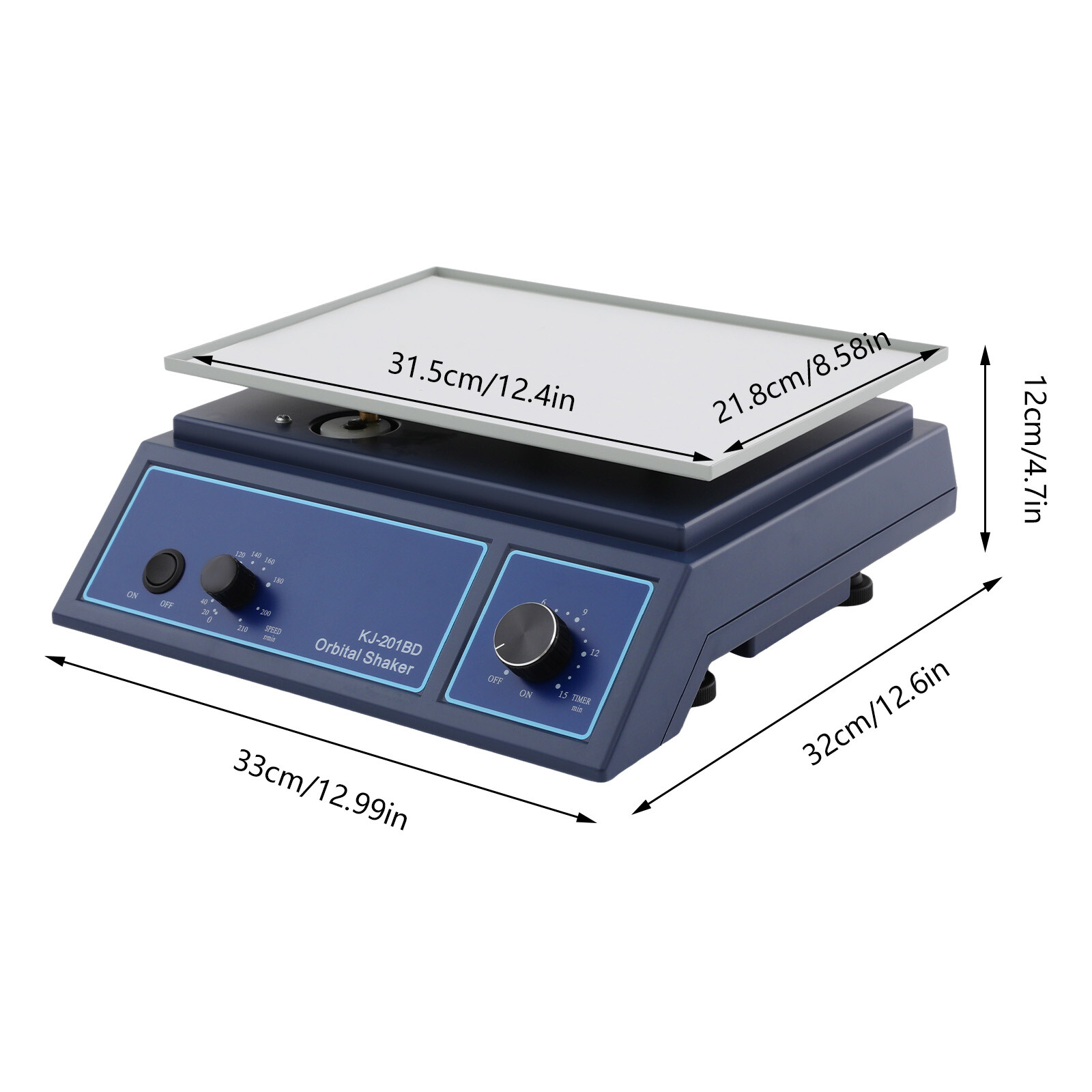 110V Adjustable Lab mixing Oscillator Orbital Shaker Horizontal Rotator Shaker