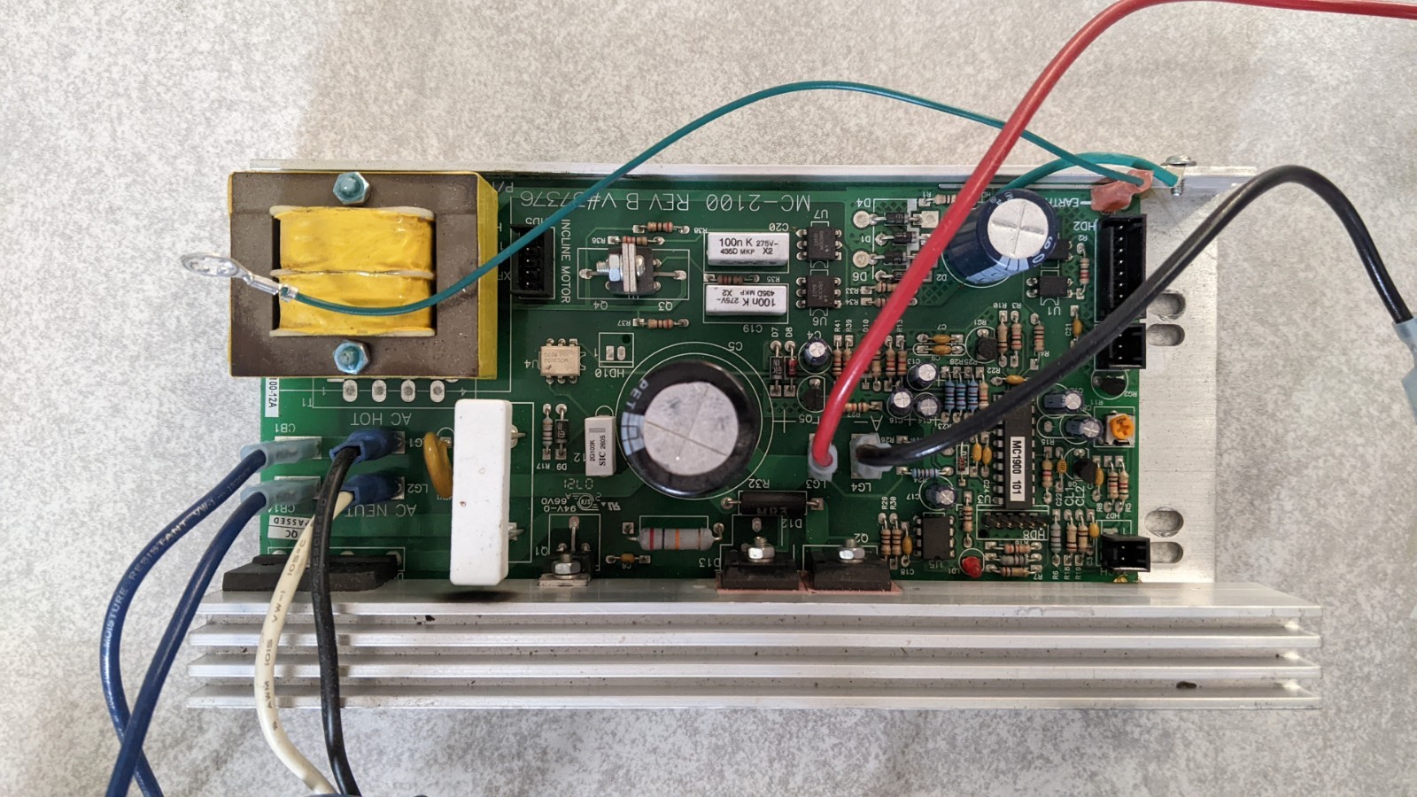 MC 2100 V#37376 Treadmill Motor Controller MC-2100 REV B for Nordic Track