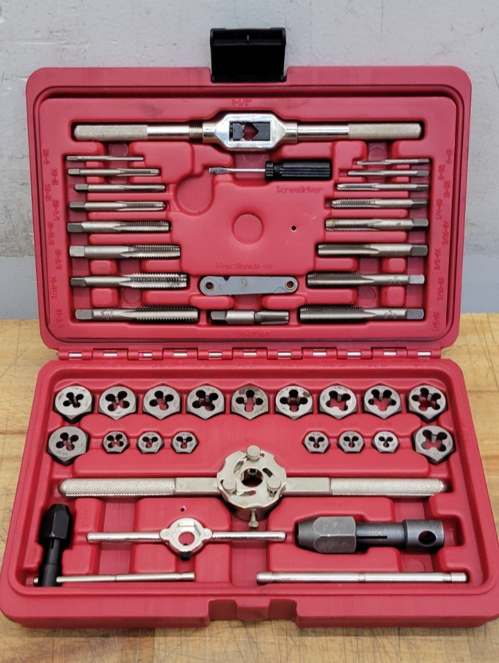 MAC Tools Tap and Hex Die Set 41 PC SAE TD41SAES - Pre-owned