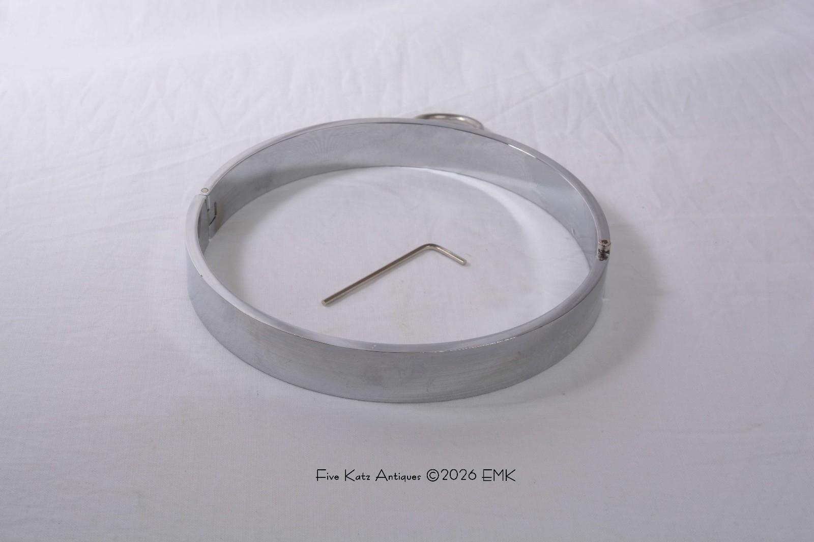 Steel Collar - Allen Head - Restraint - Role Play - Bondage - New Old Stock