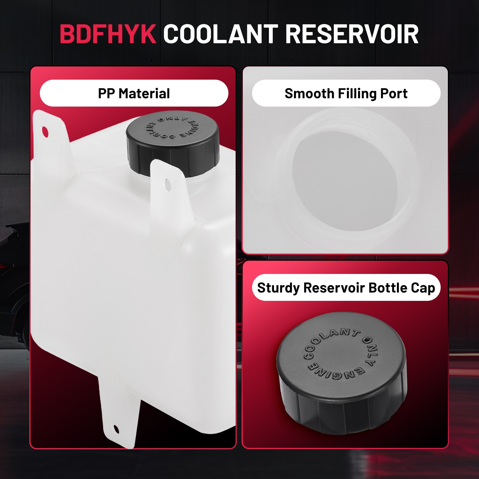 Radiator Coolant Overflow Bottle Tank Reservoir Universal Expansion Recovery