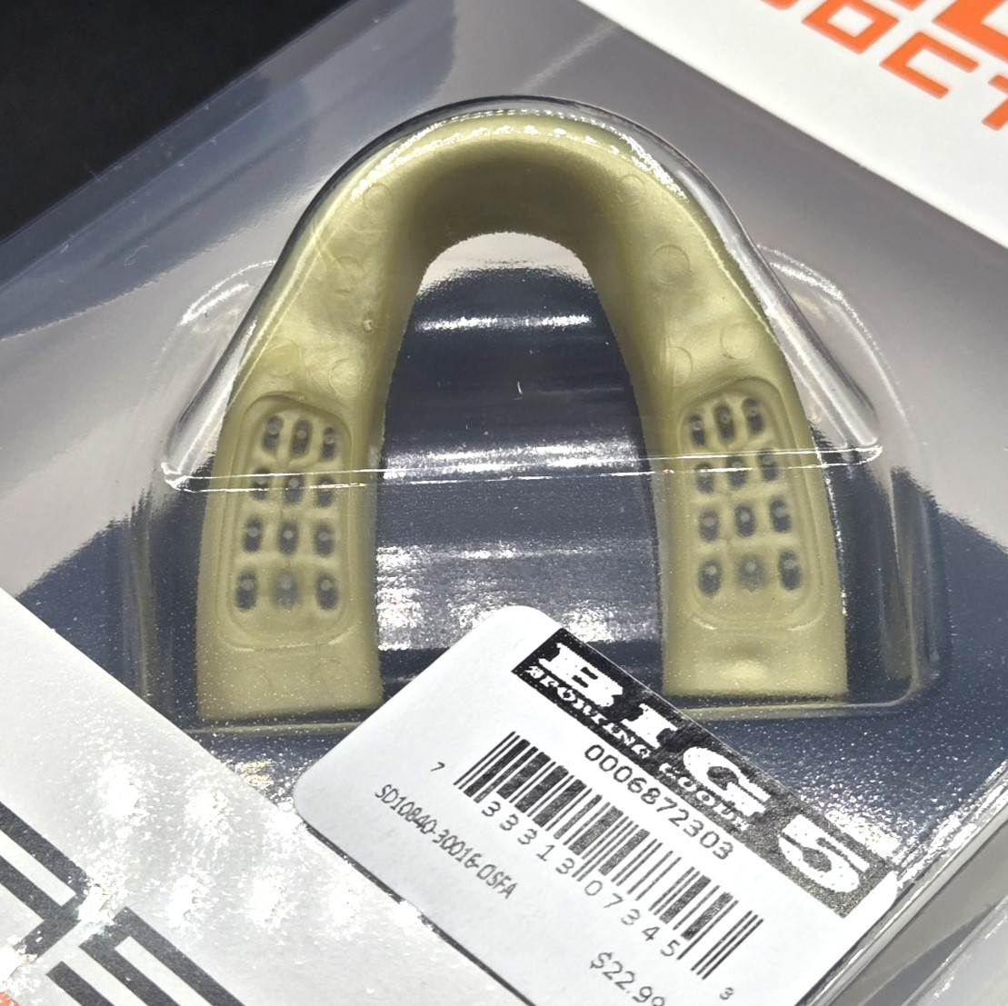 Shock Doctor Trash Talker GOLD Mouthguard Adult 11+ Slim Fit Moldable