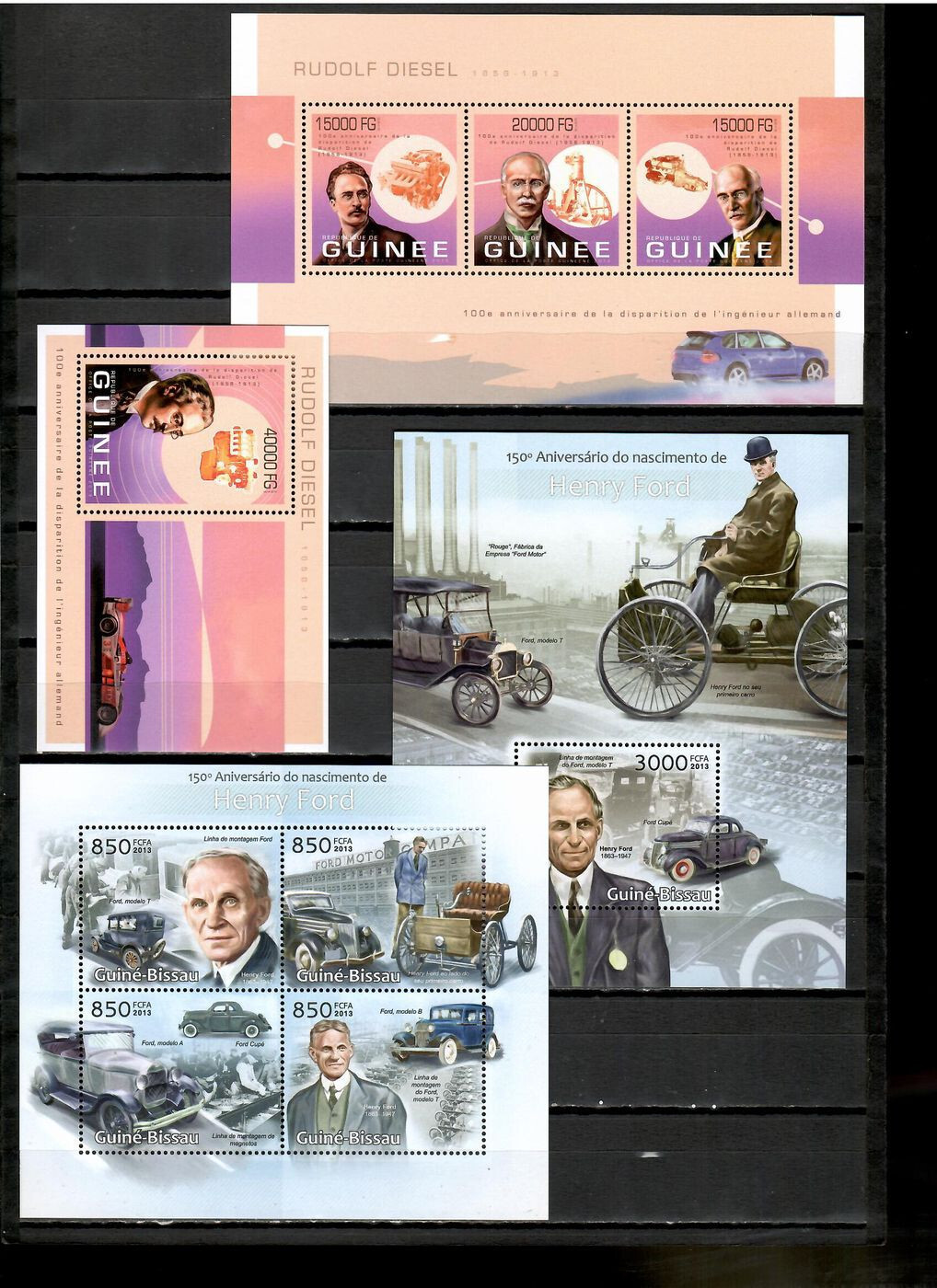 CARS / AUTOMOBILES [Pt.2] Collection 60 s/s Michel CV 707.50€ MNH #CNA424