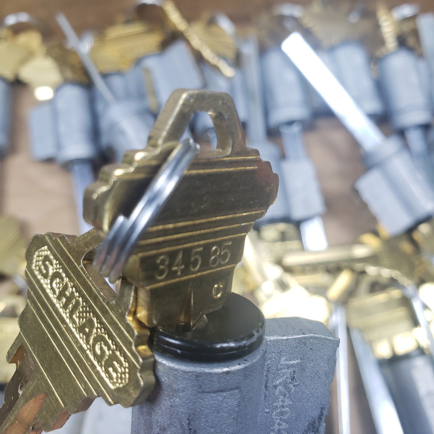 Schlage Deadbolt Cylinder 23-105-C Matte Black 1-7/8" Tailpiece 2Key (BLEMISHED)