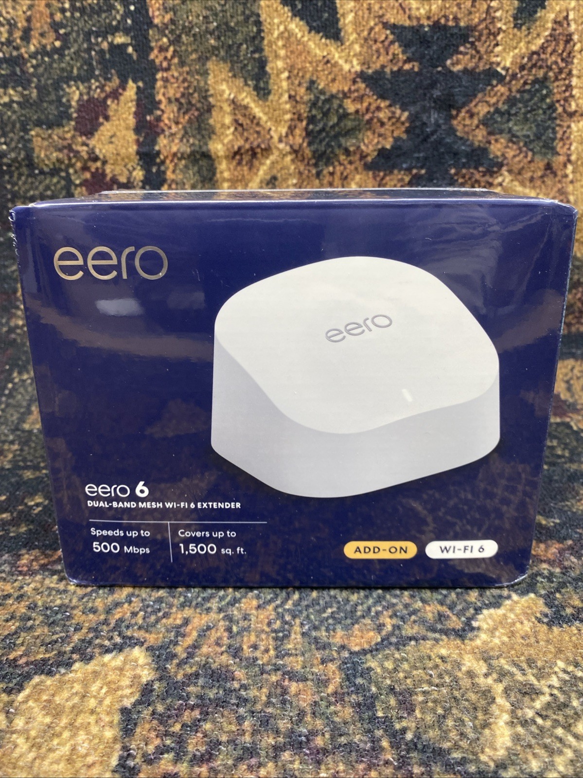eero 6 Dual-Band Mesh Wi-Fi Extender, 500 Mbps, Up To 1500 Sq Ft. NEW/SEALED