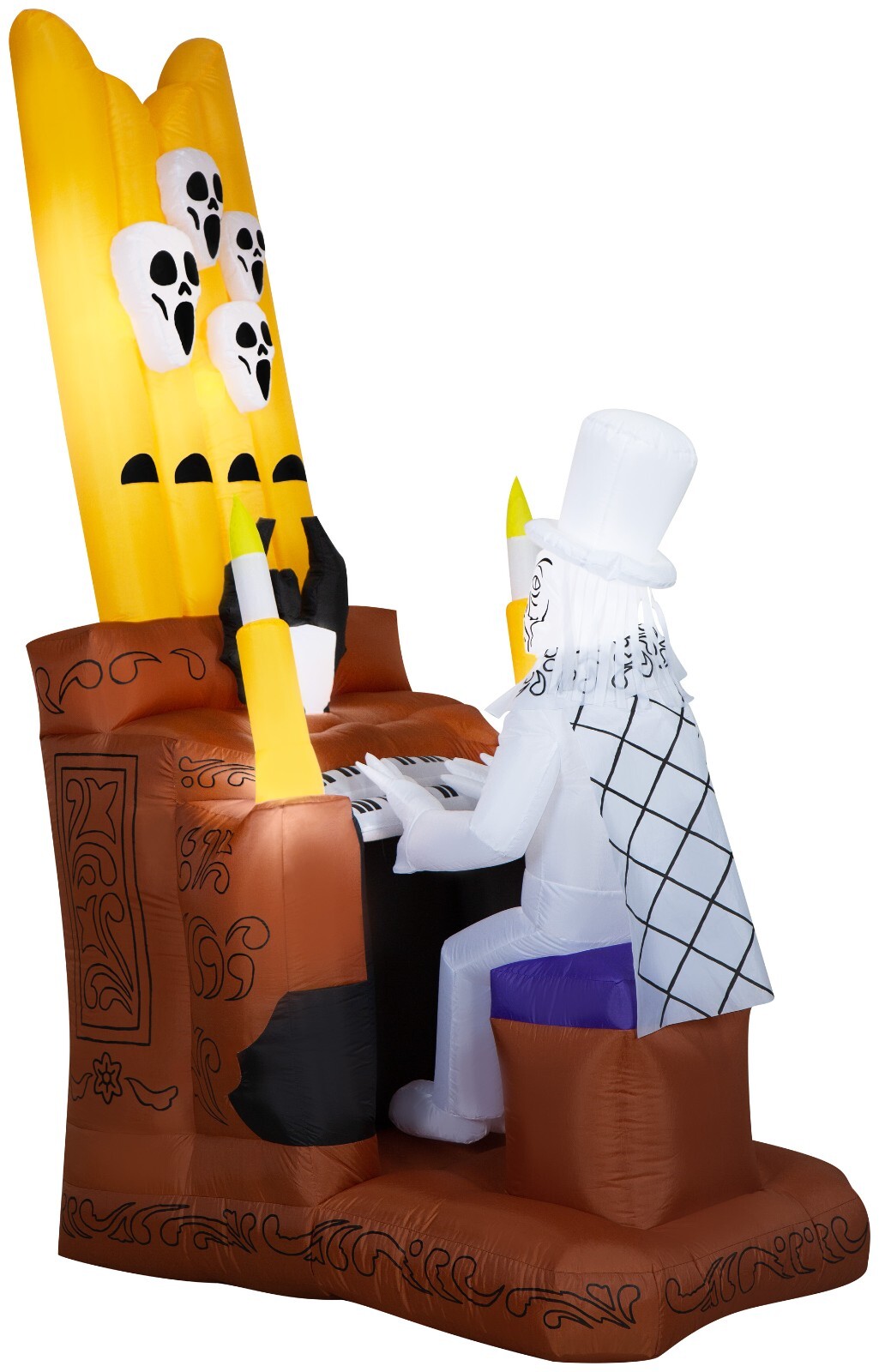 7' Gemmy Haunted Mansion Organ Player Animated Airblown Inflatable Disney