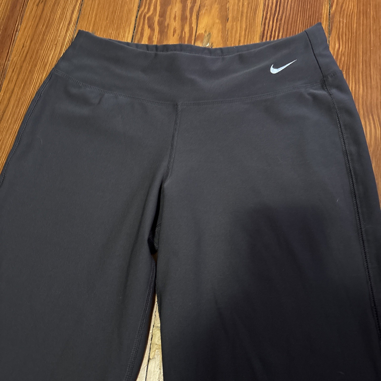 Nike Pants Womens Small Brown Dri-Fit Straight Leg Yoga Workout Athletic Gym