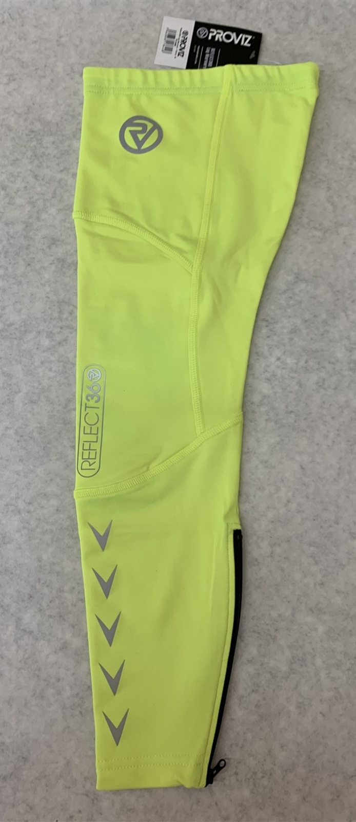 Proviz PV3368 REFLECT360 Reflective Leg Warmers in Yellow Choose Size