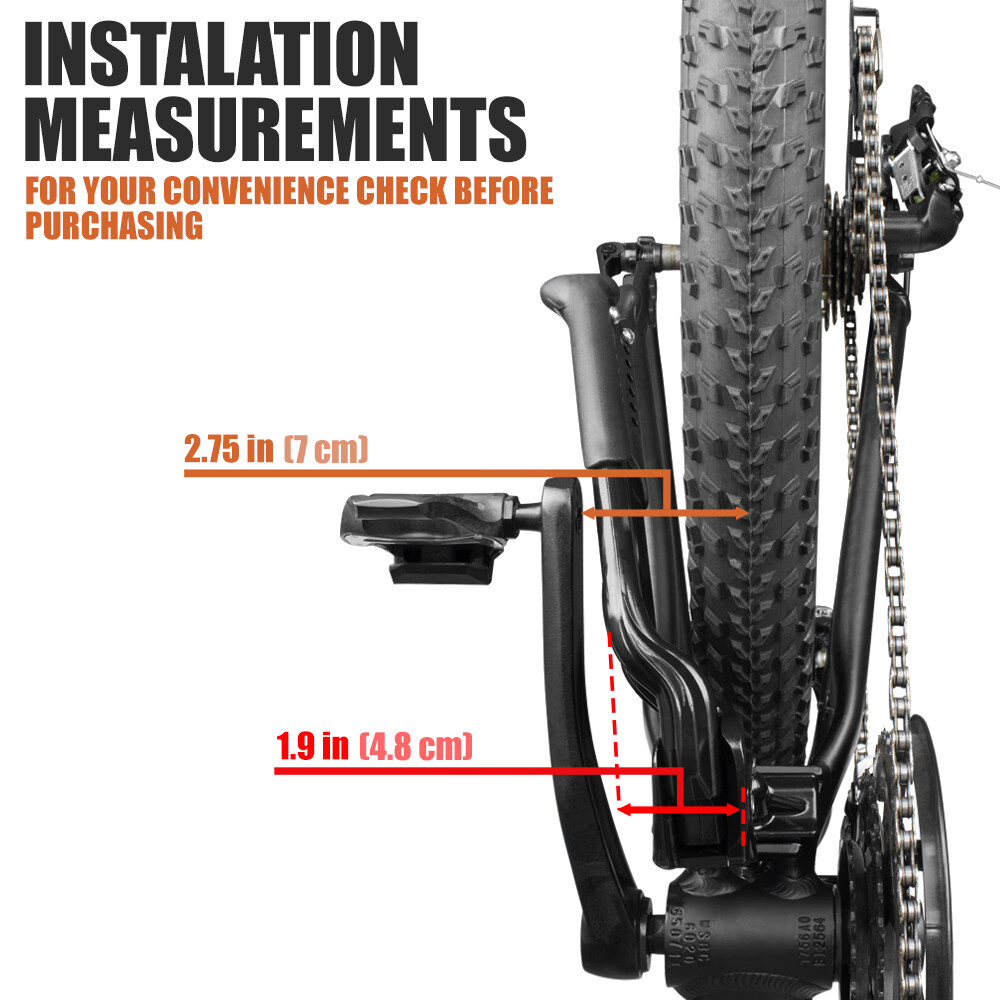 BV Bike Kickstand Double Leg Adjustable Center Mountain Bicycle Stand 24"-28"