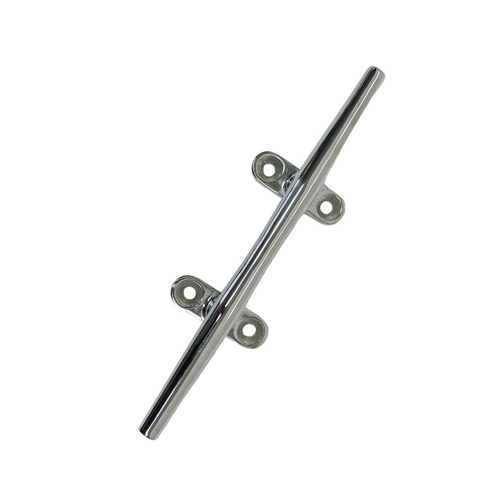 5" Blue Water Boat Deck Cleat Marine Stainless Steel Dock Open Base Rope Cleat