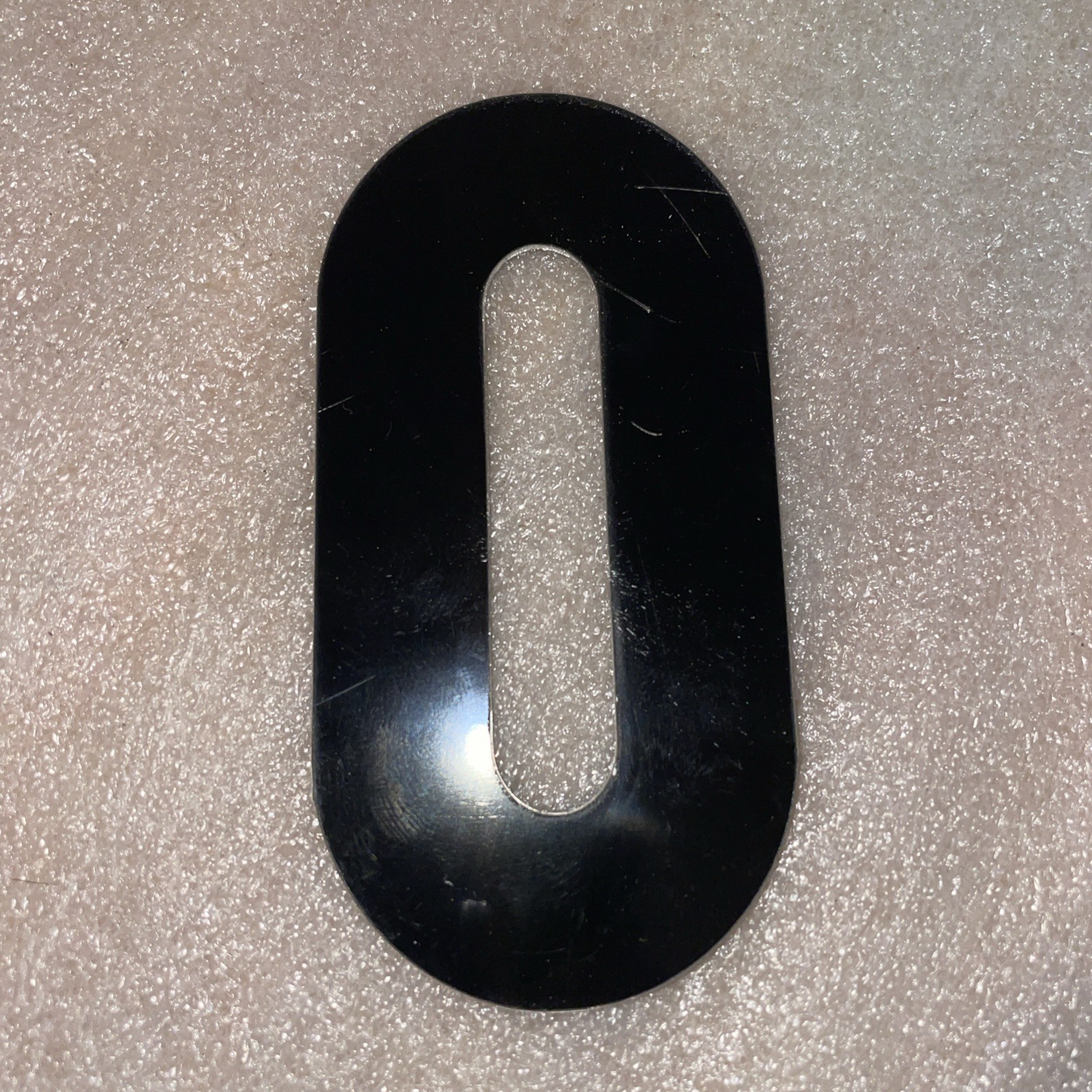 Throttle Linkage Firewall Plate - Hole Cover - Black Aluminum - IMCA NHRA