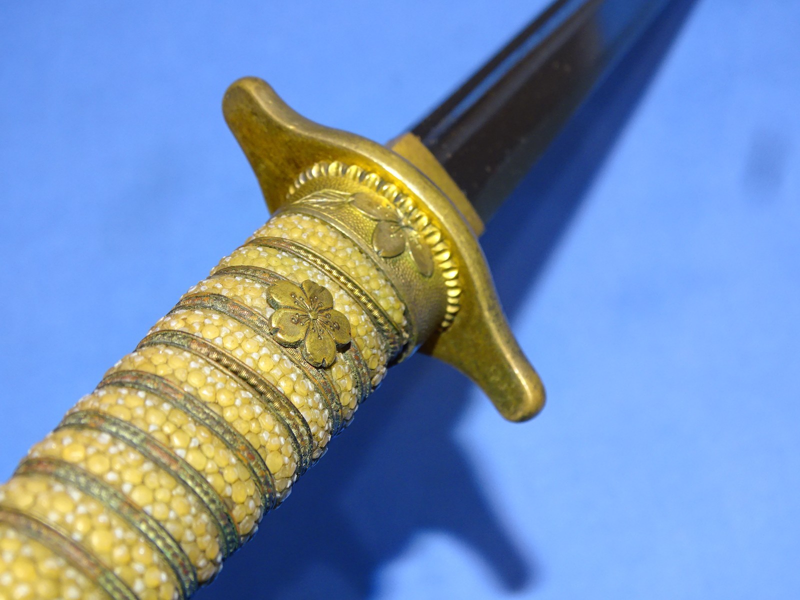 WWII Japanese Navy IJN Officer's Dagger Dirk w/ Handmade Blade