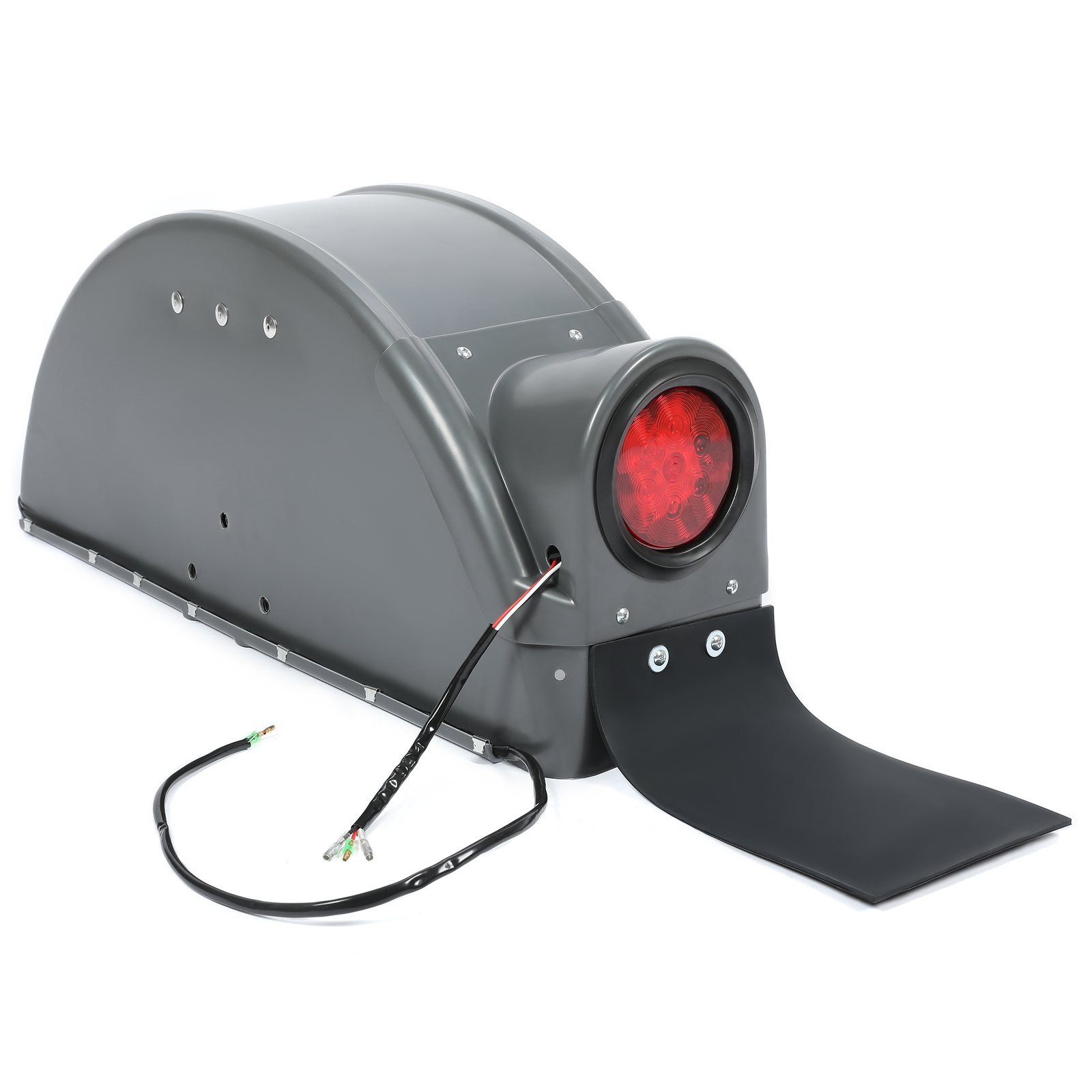 Right Fender Flare Plastic Gray W/ Sealed Light For Demco Kar Kaddy Trailer