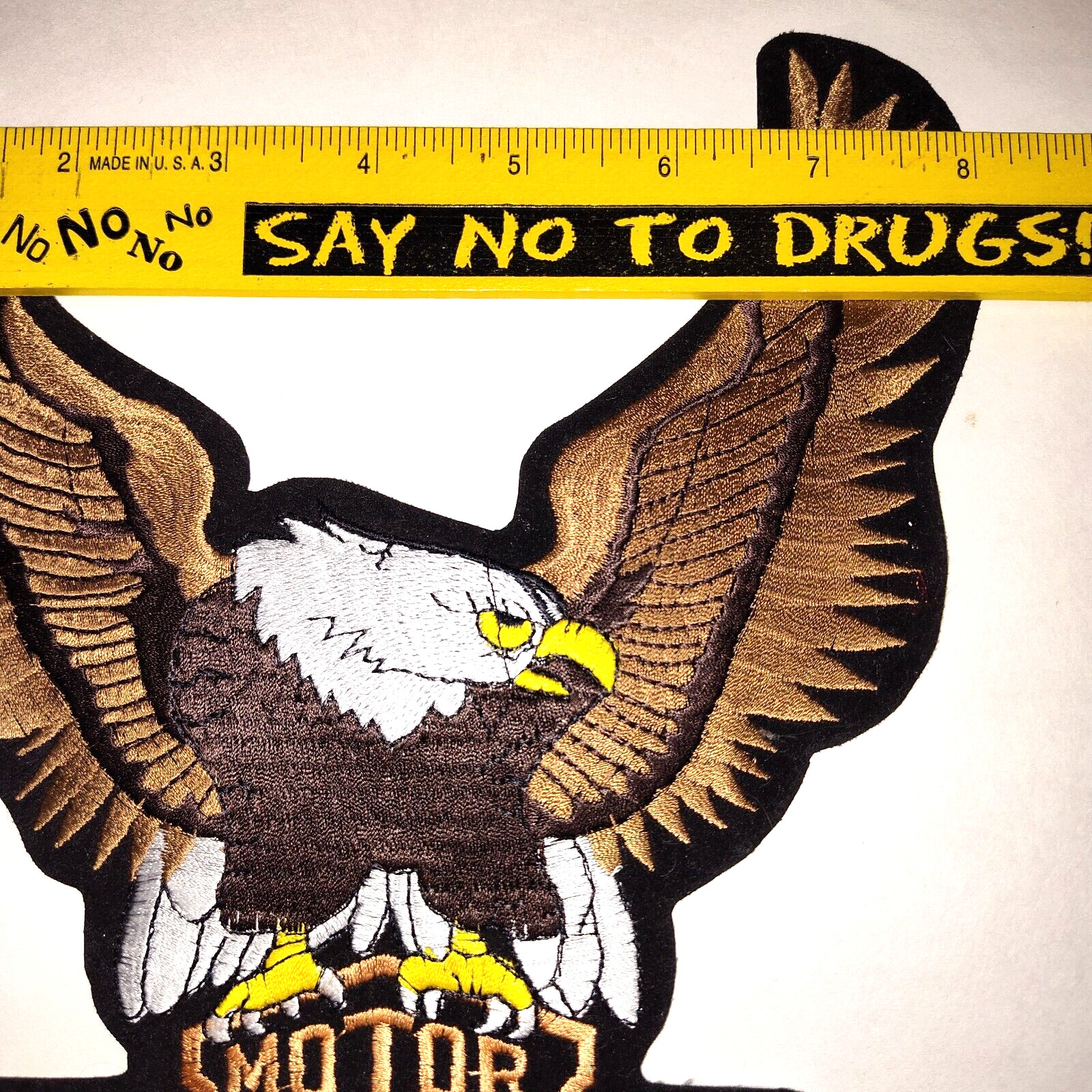 Harley-Davidson Embroidered Eagle Patch – Large Iron On Back Jacket Motorcycle