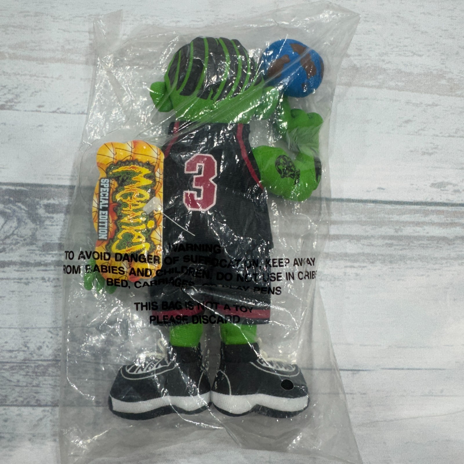 Alien Iverson Matt Tiger Geiger Meanie Champion 76ers Plush SGA 99 2000 Y2K NBA