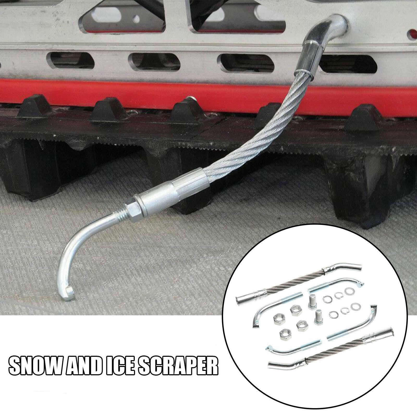 2X ICE SCRATCHERS WITH CARBIDE TIPS SNOWMOBILE REVERSE COMPATIBLE SNOW