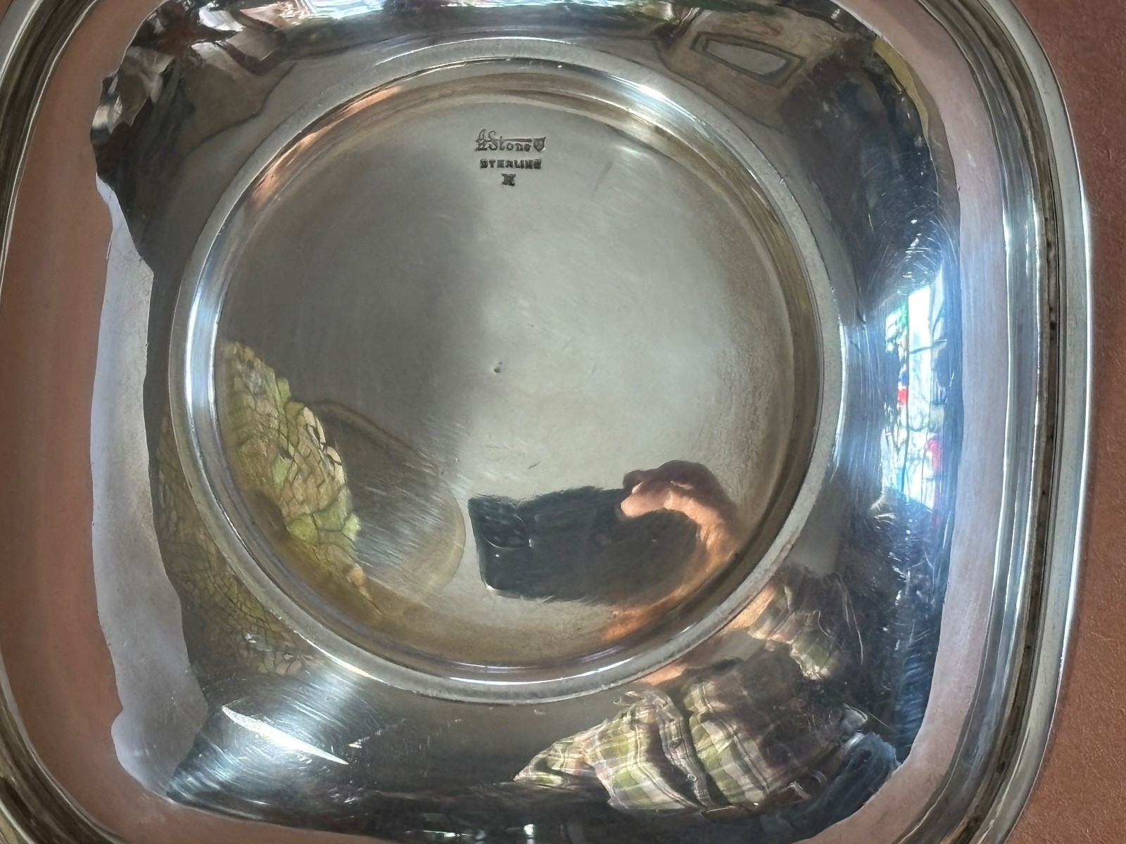 Vintage ARTHUR STONE STERLING SILVER MCM DISH BOWL 1966 BERMUDA TRIP 158.9 grams