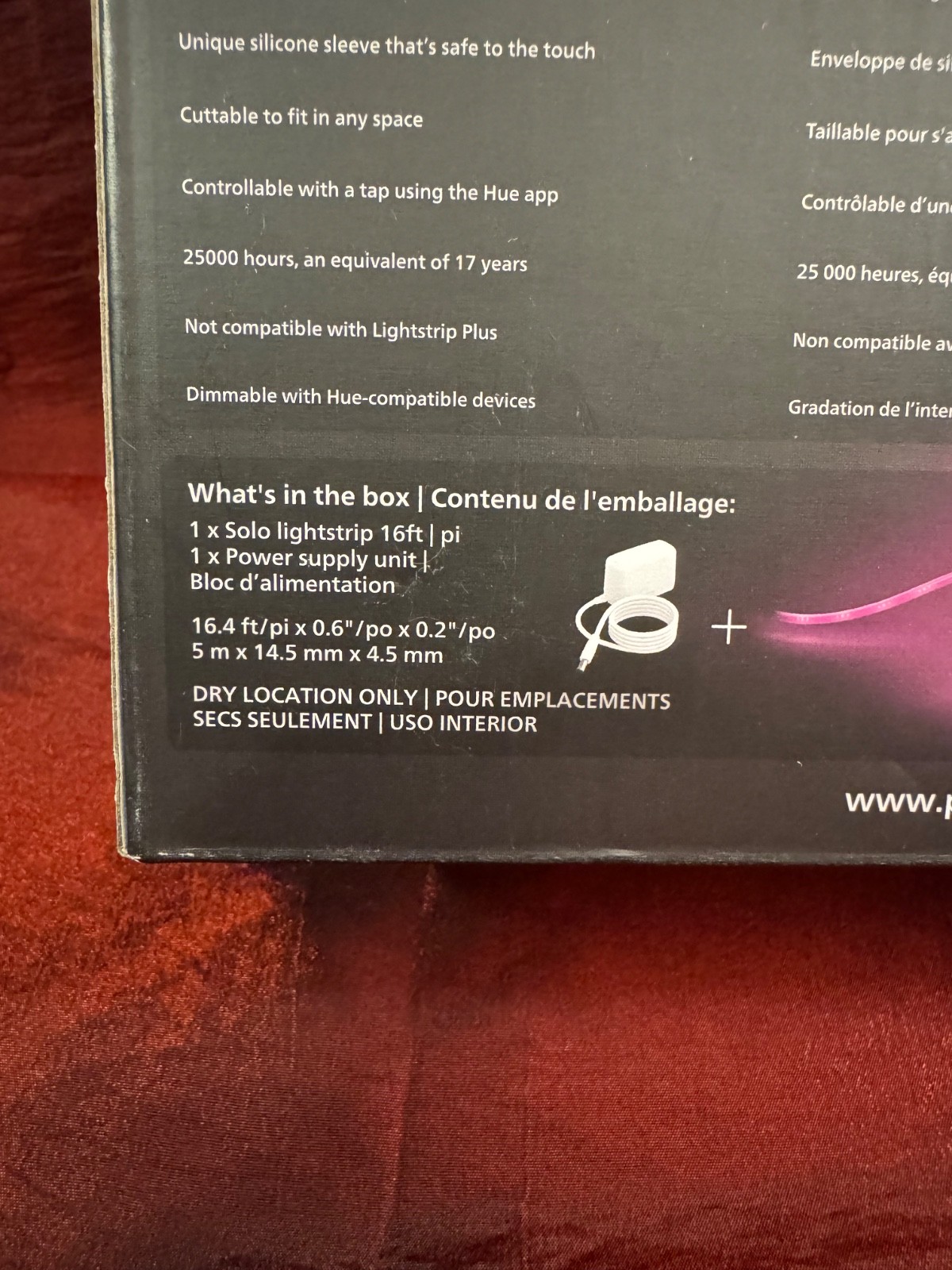 *Read* Philips Hue White and Color Ambiance 5m (16.4 ft) Lightstrip