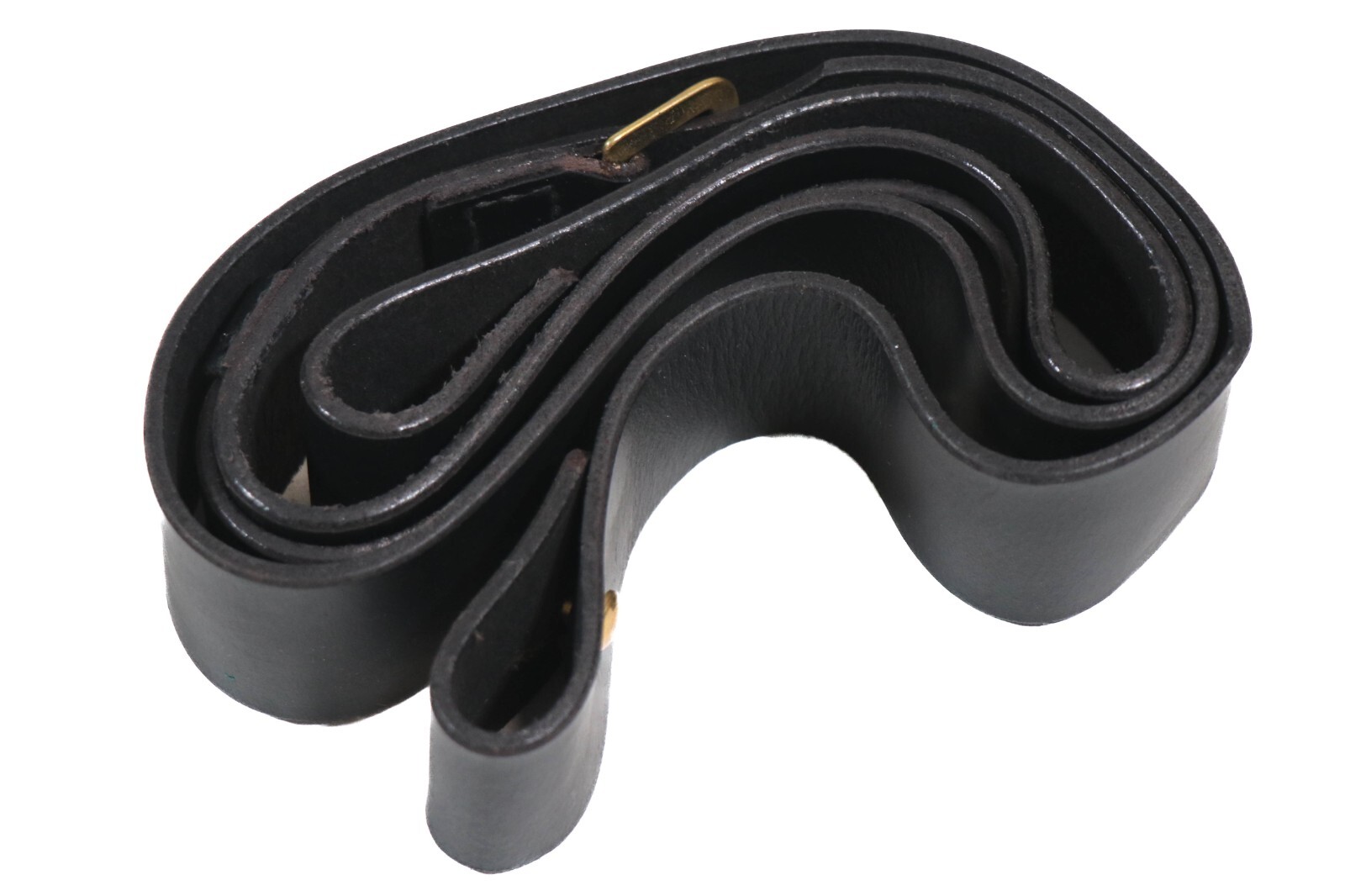 Italian Carabinieri Leather Cartridge AMMO Pouch Carcano w Leather Sling WWII