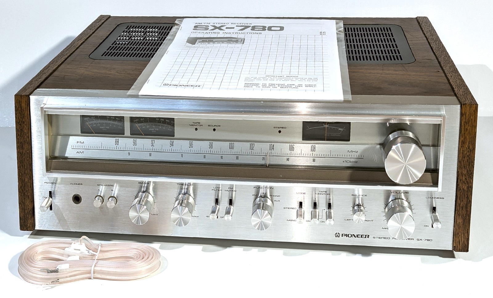 🔥【PRO SERVICED】Pioneer SX-780 Stereo 90W Receiver! XSTR/LED UPGRADES💥GUARANTY