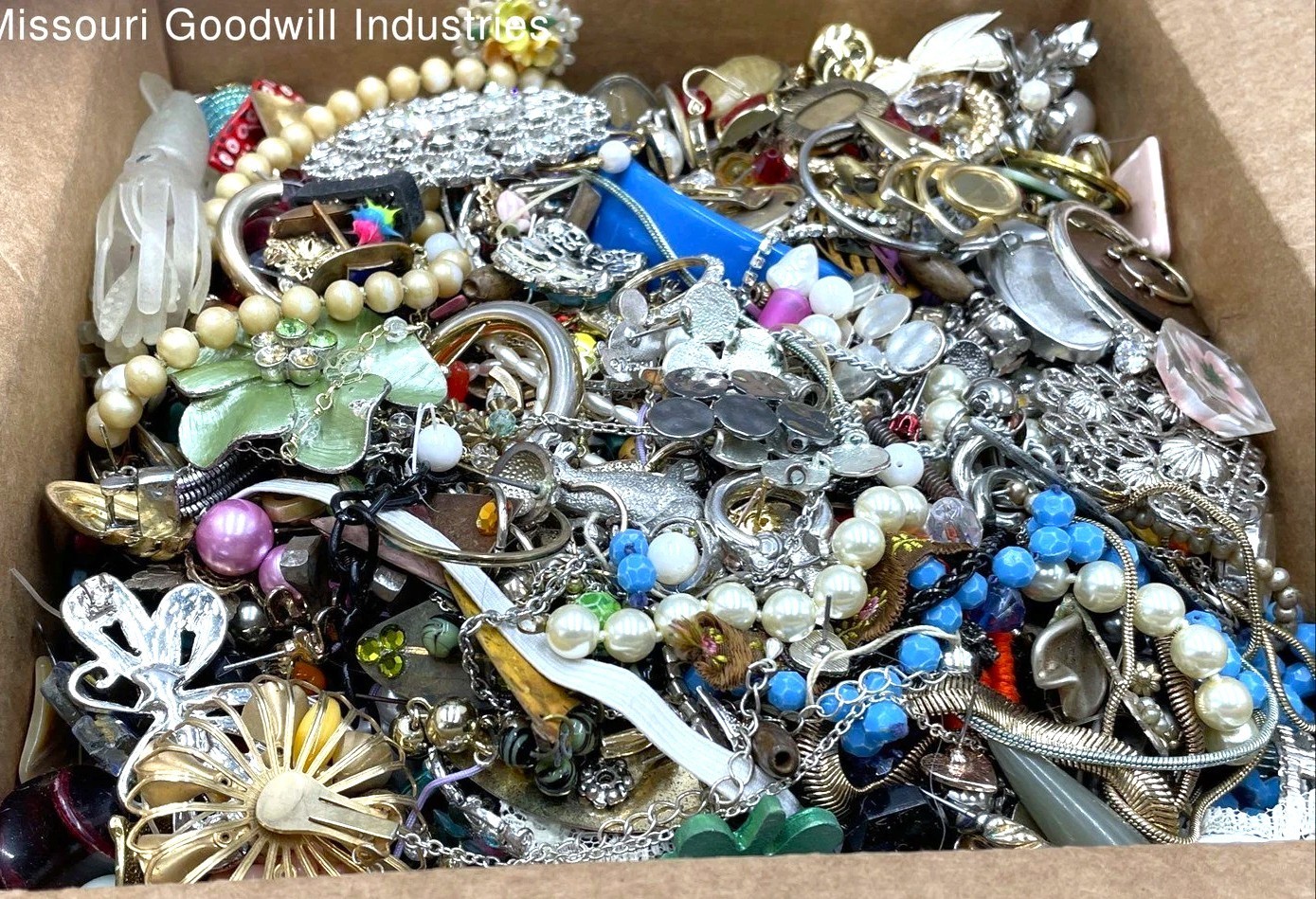 3 Pounds 3 Lbs Old Unsearched Jewelry Lot VTG & Now Junk & Wear & Resell Tangled