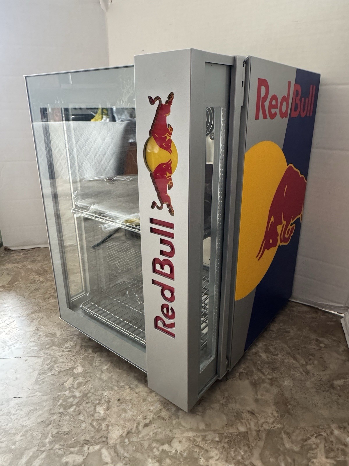 New Red Bull Mini Fridge Baby Cooler 2020 RB-BC 2020 Eco LED KEY + MANUAL