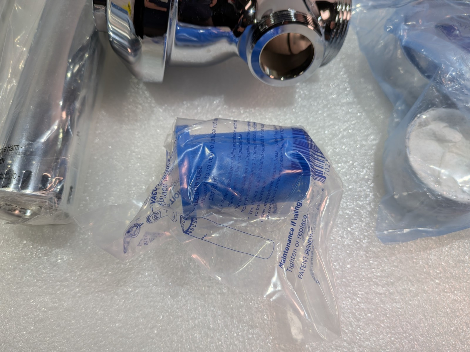 Zurn Z6000AV-HET AquaVantage Exposed Closet Flush Valve 1.28 GPF Chrome