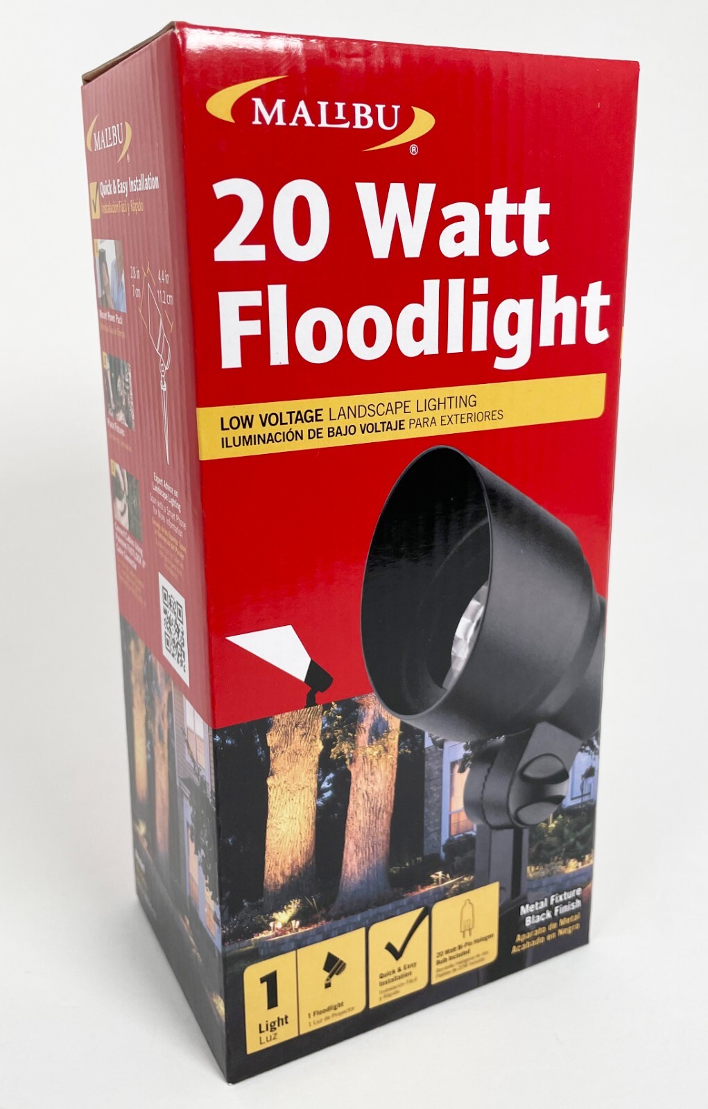 Malibu 9604 20W Landscape Lights Outdoor Floodlight Weatherproof Metal - 4 PACK