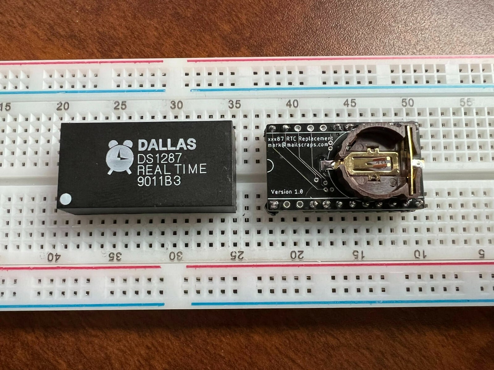 Replacement for Dallas DS1287 real time clock (RTC DS1285 DS12885 DS12887)