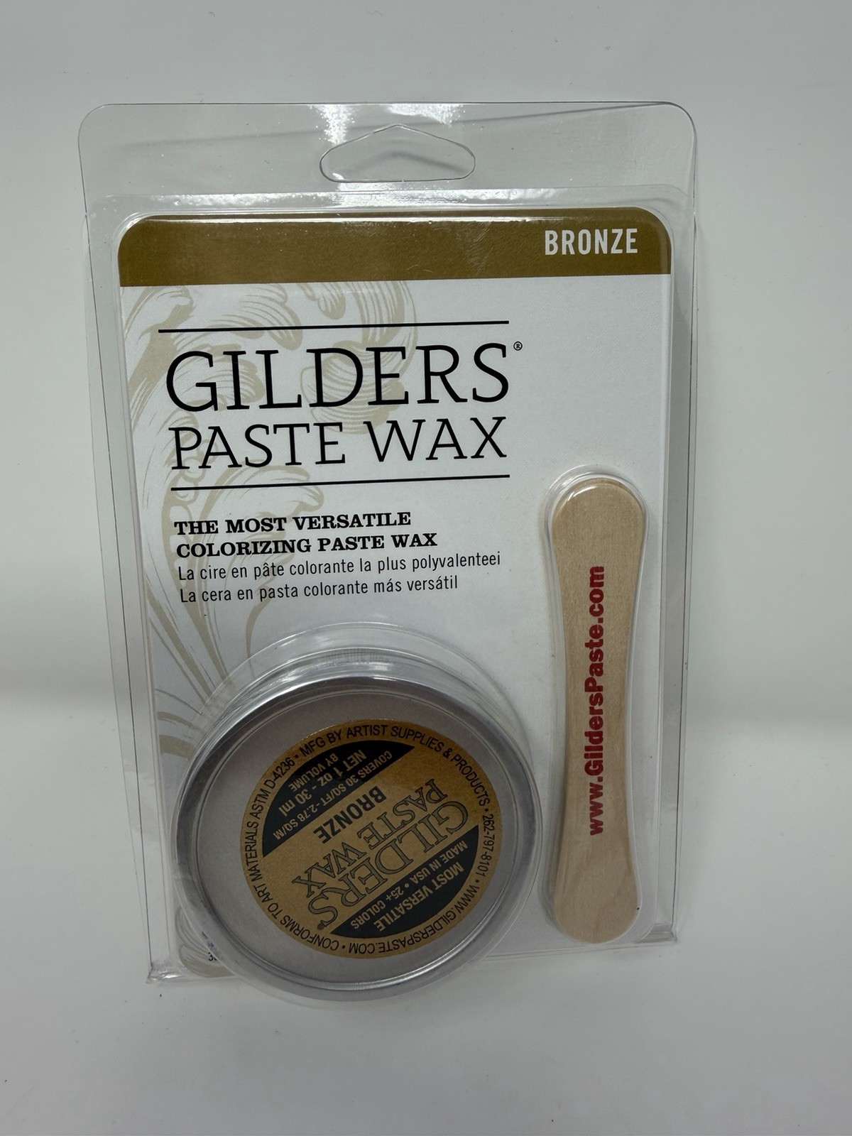 GILDERS Paste Wax Finishes 30ml Bronze New