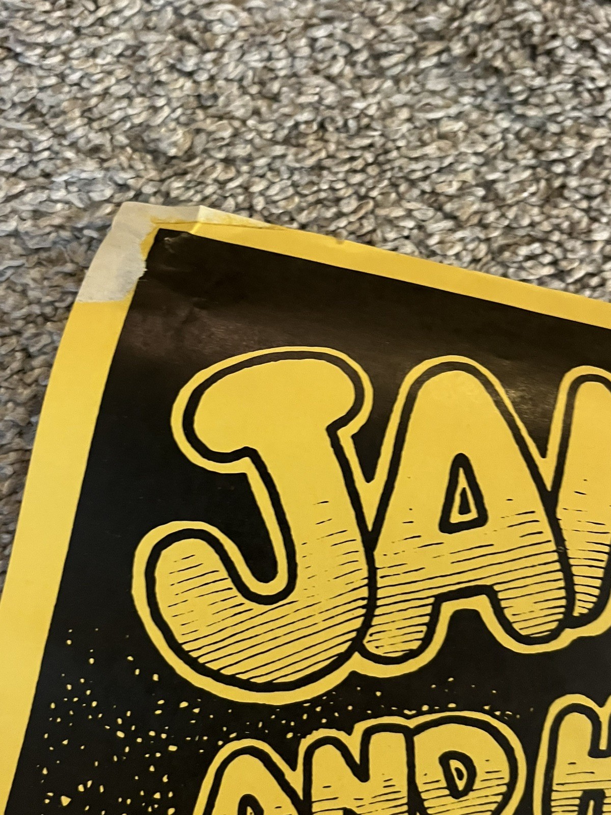 ORIGINAL JAMES COTTON & HIS BIG BAND ALLIGATOR RECORDS 1986 BLUES MUSIC POSTER