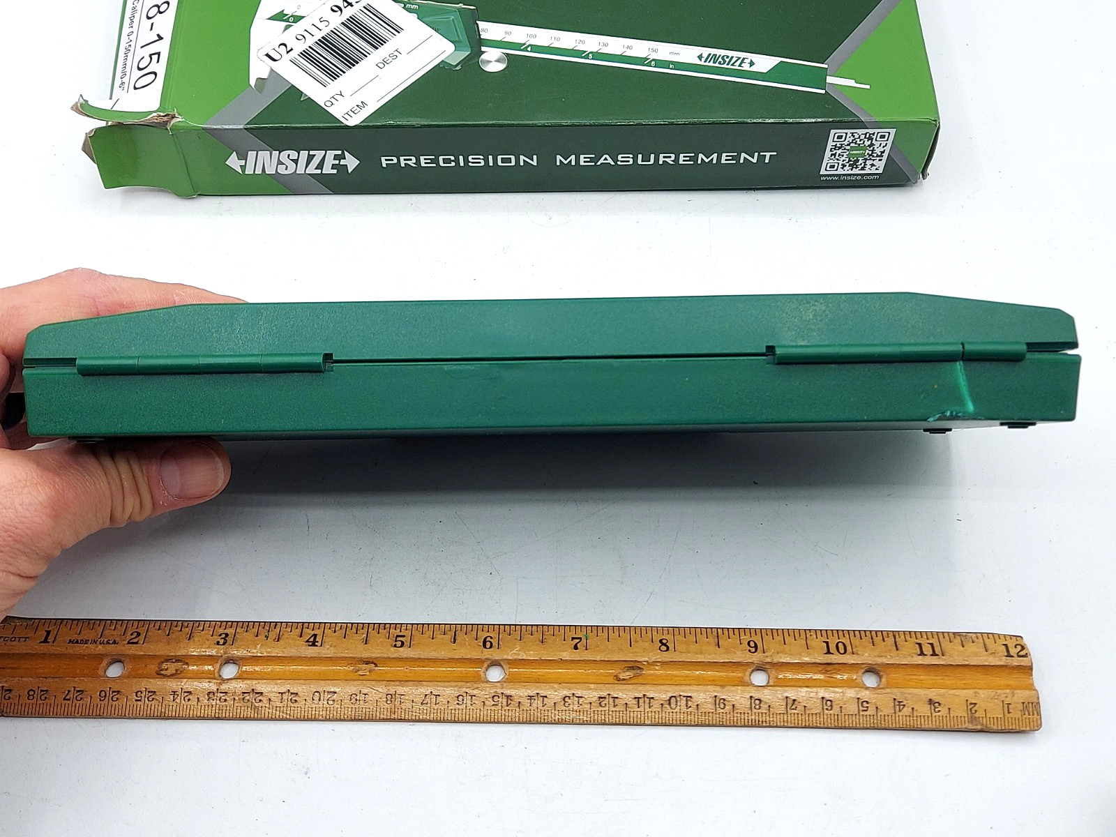 1108-150 Insize 0-6” Digital Caliper (0-150mm) W/ Plastic Case READ *BRAND NEW*