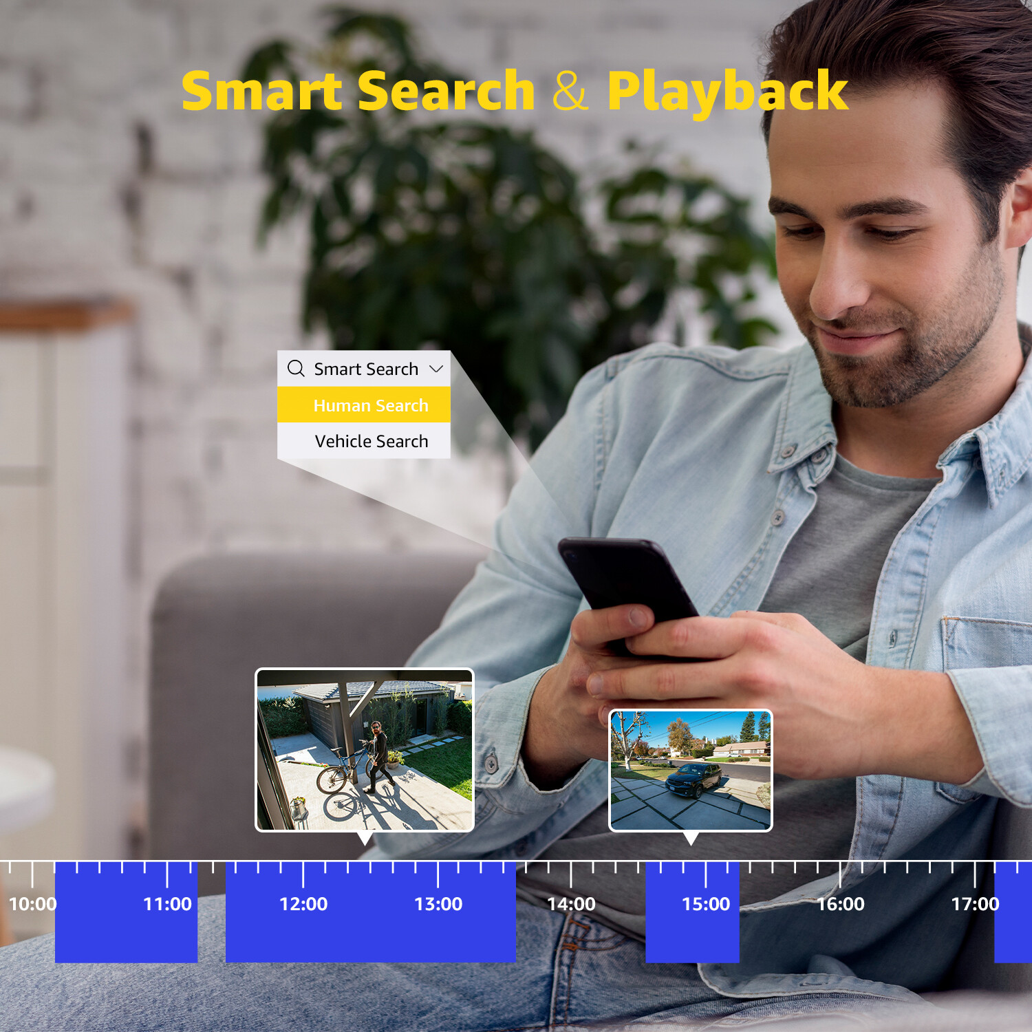 ANNKE 5MP Lite 8CH DVR 1080P Video CCTV Security Camera System Human Detection