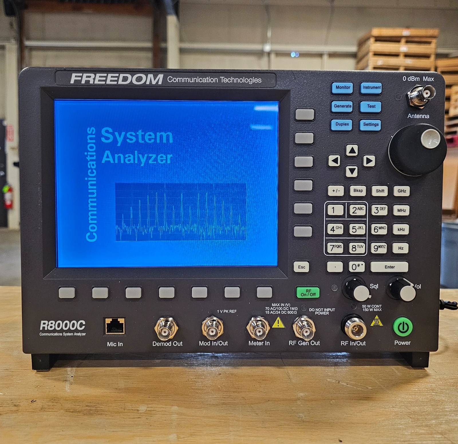 Astronics General Dynamics Freedom R8000 Communications Service Monitor