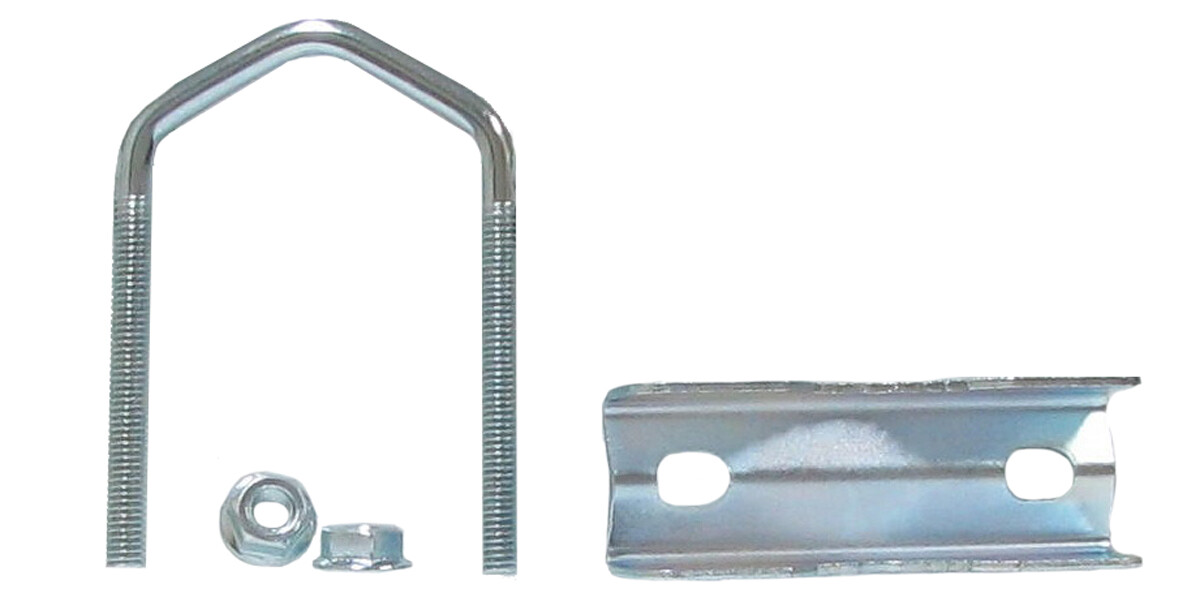 TV Antenna Mast Bracket 4" inch Standoff W Style Wall Mount Easy Up HEAVY DUTY