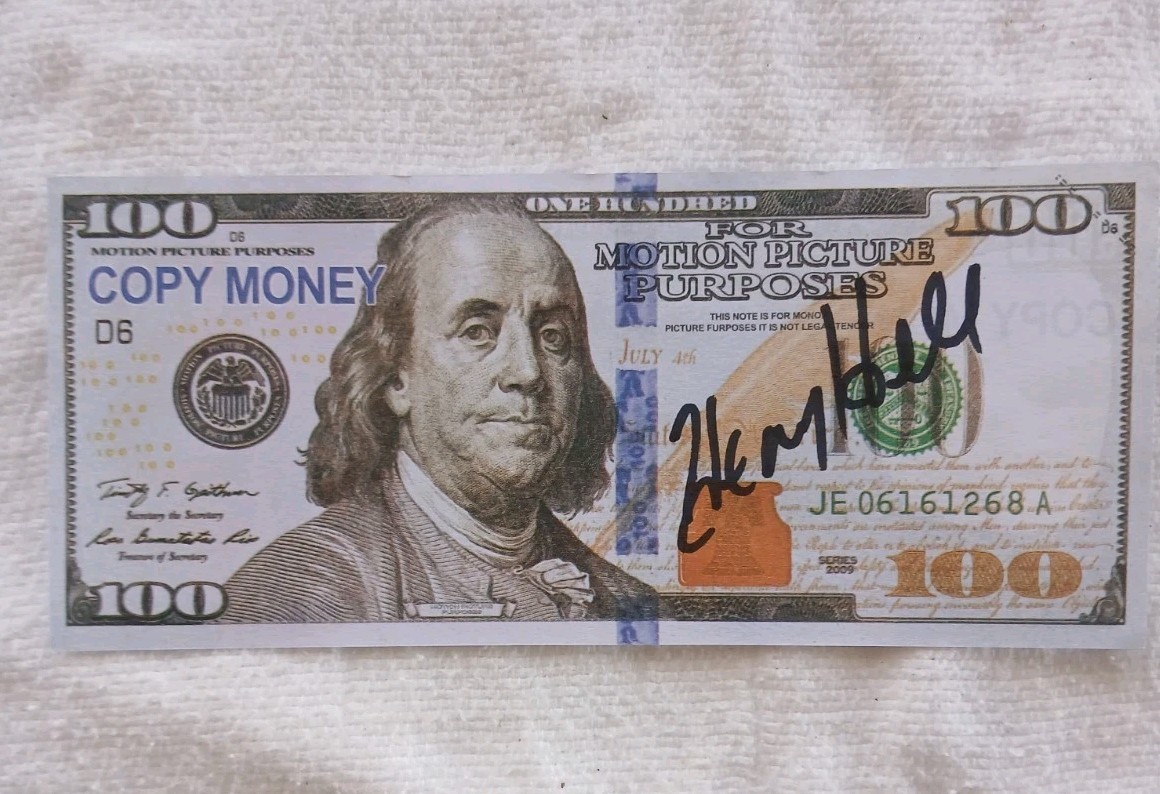 Mafia Signed Original Henry Hill Cosa Nostra Gangster Hand Signed Lot 2pc