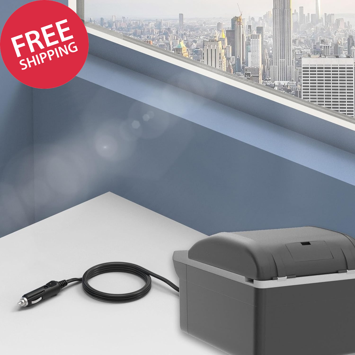 12V Portable Car Refrigerator DC Power Cord Fridge Freezer Cooler Charger Compat