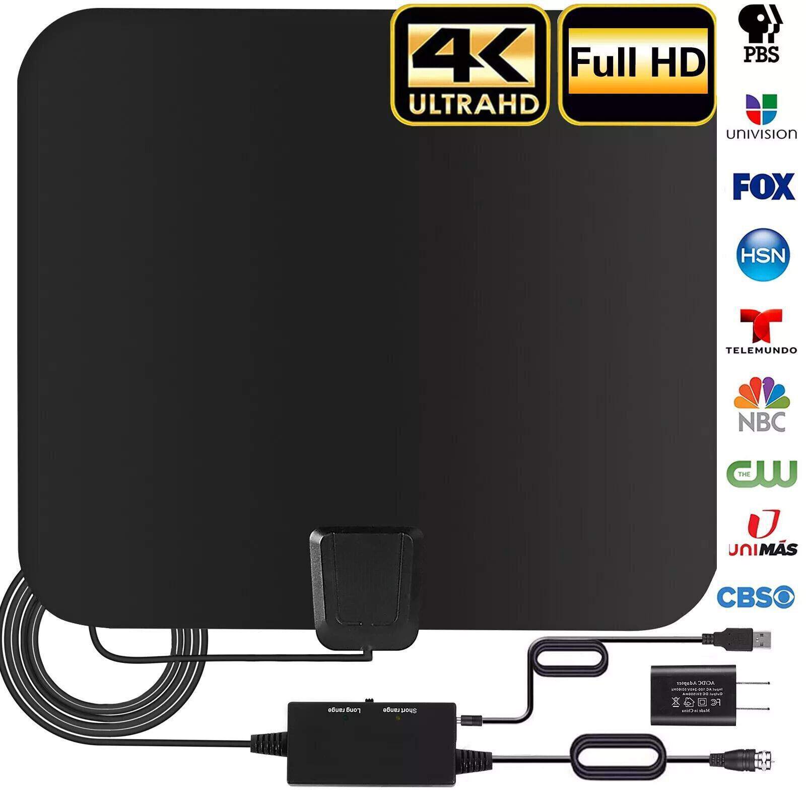 8000Mile Digital TV Antenna Newest 4k 1080p HDTV Indoor Amplified Signal Booster
