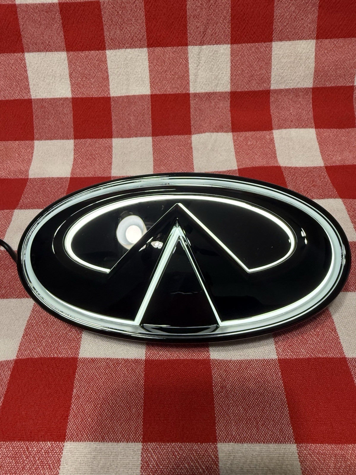 ✅2018-2024 INFINITI Q50 LED EMBLEM GLOSS BLACK ✅
