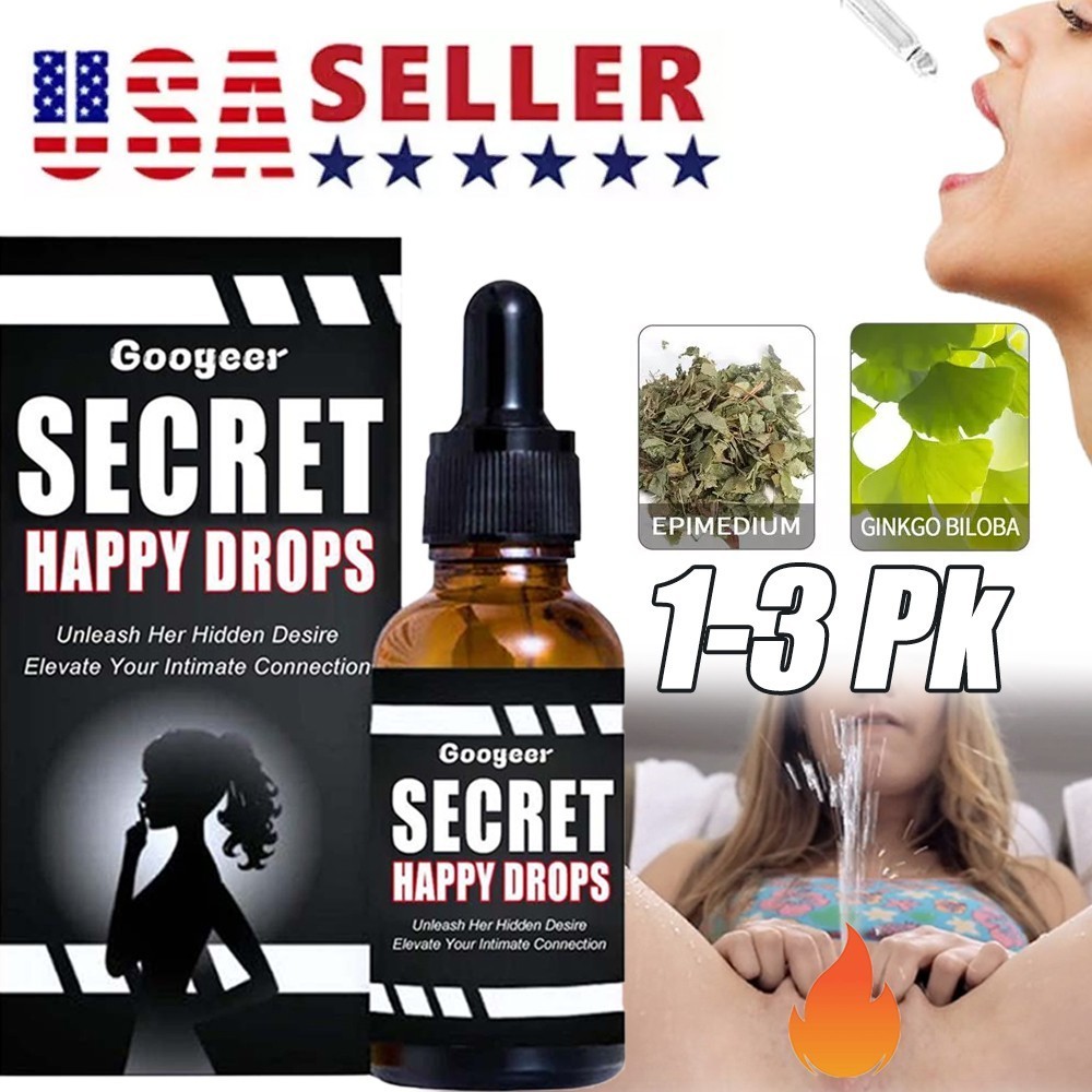 Secret Happy Drops 30ml Sexy Drop Physical and Mental Pleasure for Men and Women