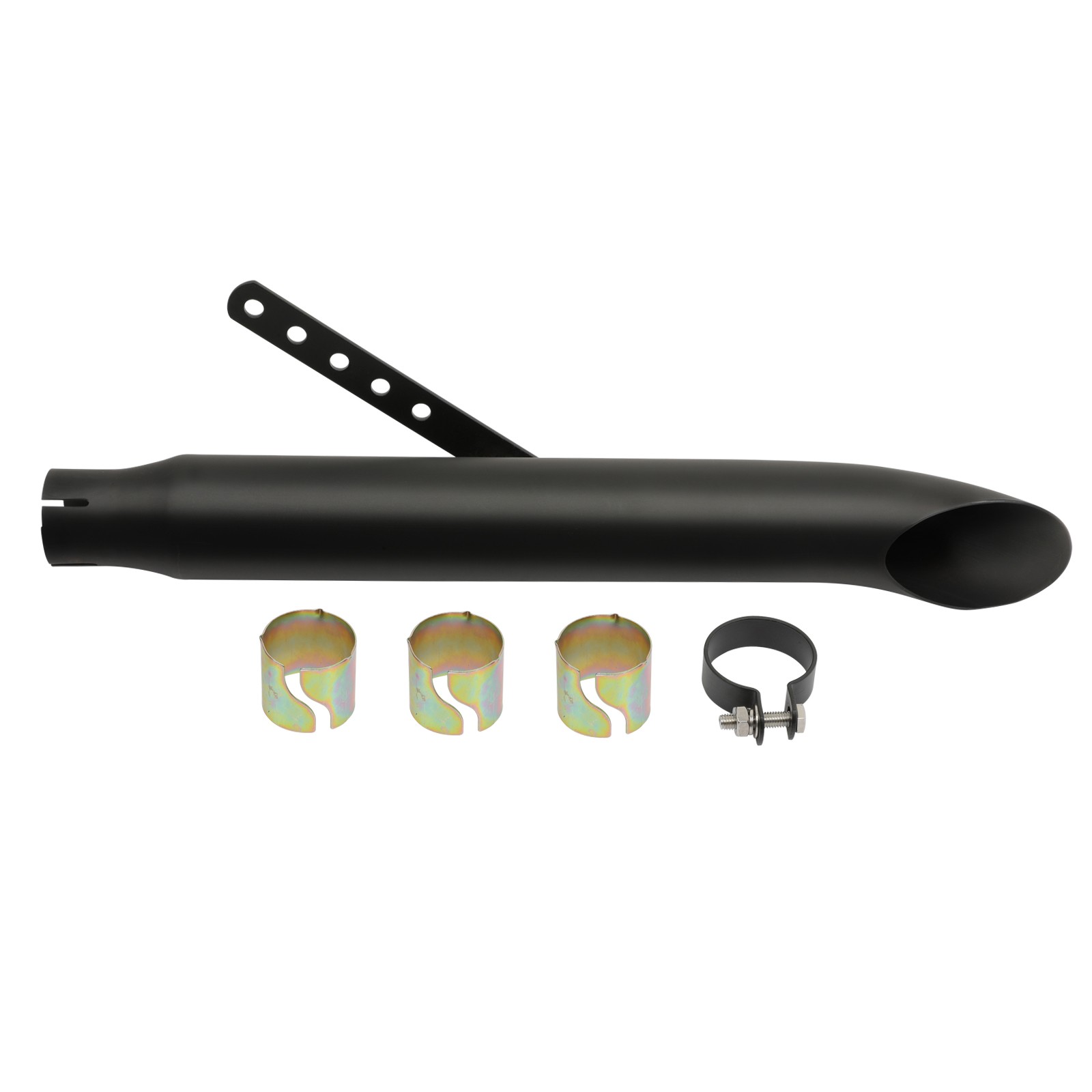 2pcs Motorcycle Slip-On Exhaust Muffler Pipes For Yamaha Road Star XV1600 XV1700