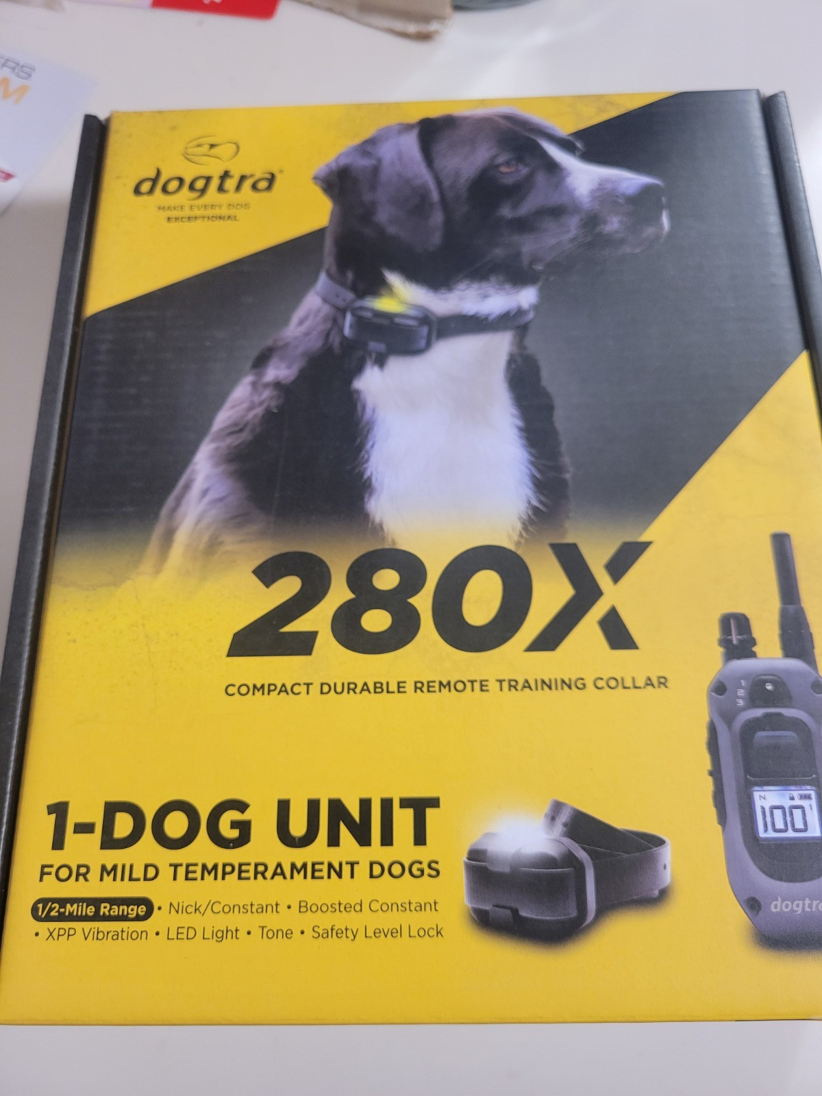 Dogtra 280X Remote Dog Training Collar 1/2 Mi, Boost, STIM, Tone, XPP Vibration