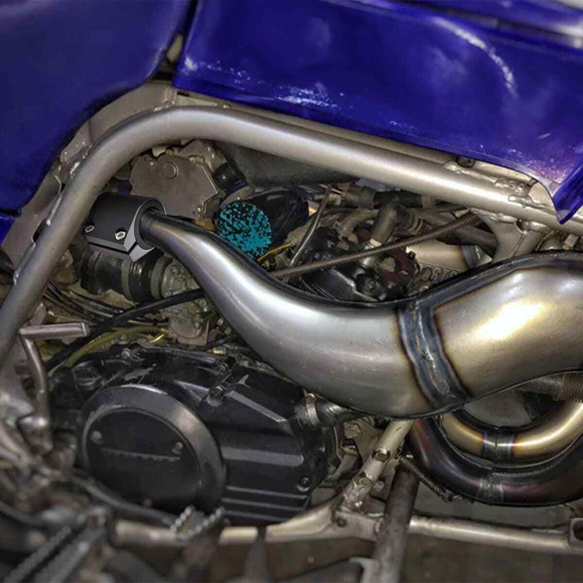 2x High Temp Exhaust Muffler Seal Clamps 1" For Yamaha Banshee 350 87-2006 Black