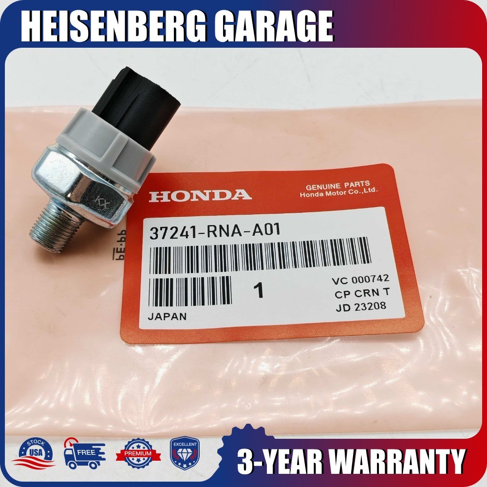 OEM Oil Pressure Switch Assembly #37241-RNA-A01 For Honda Accord CR-V Civic